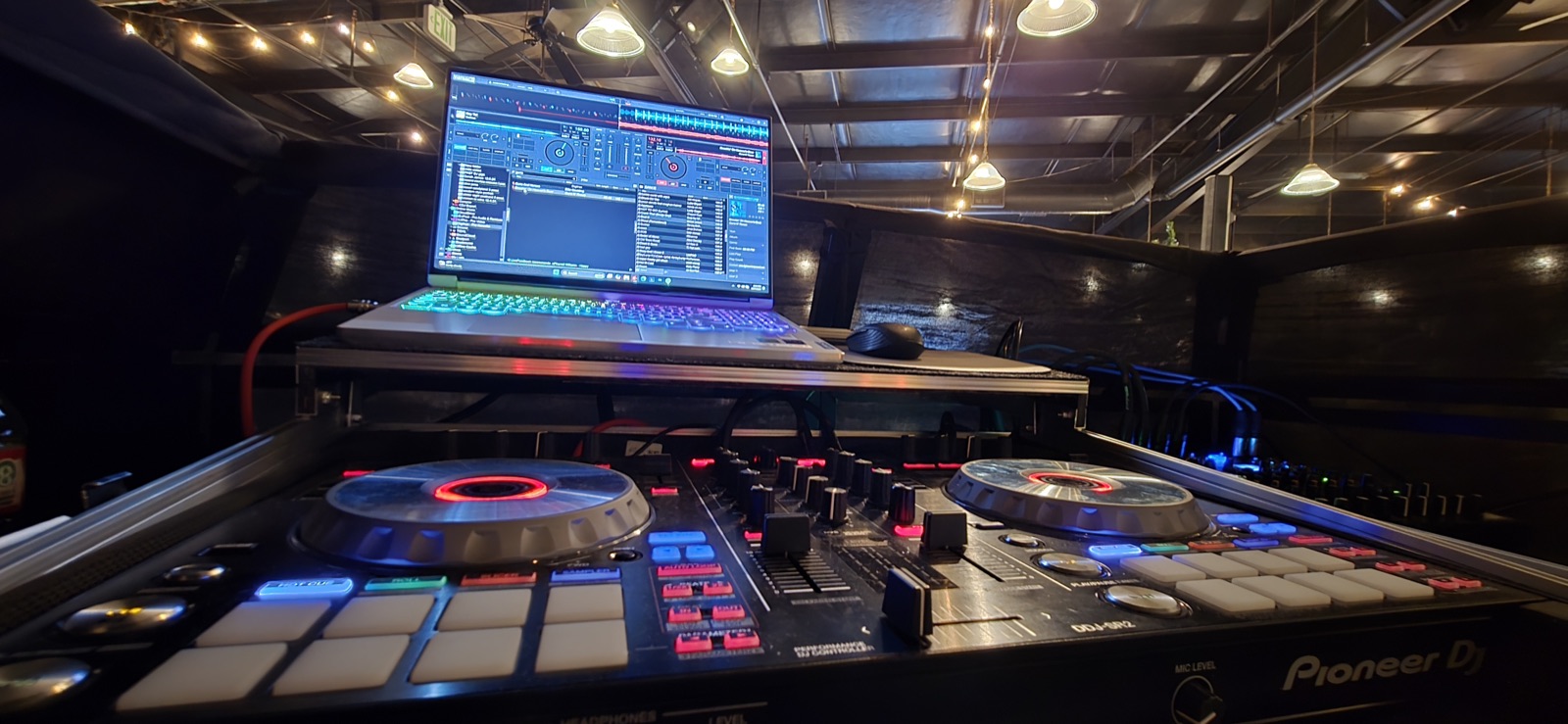 Pioneer DJ controller close-up